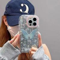 Gambar ◤NEW◢ Butterfly Veil Hologram Campro Phone Case Include Pink Ribbon Phone String (11 12 13 14 15 PRO PROMAX) - BUTTERFLY VEIL, 11 dari lilsisterstuffs undefined 4 Tokopedia