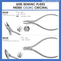 Gambar Wire Bending Plier Tang Orto Ortho Universal Kawat Gigi Merek Osung Original Lengkap (Bird Beak / Paruh Burung, Kims, Tweed Loop, Young, Tiga Jari / Three, Adam, Pipih, Tweed Arch / Ribbon, Omega, Hollow Chop, Nance Loop, Cinch) - OPWB01 dari Dental Instrument Id undefined 3 Tokopedia