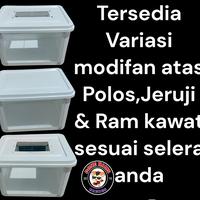 Gambar kandang hamster box akrilik belakang dan samping jeruji - polos dari Done_hams undefined 4 Tokopedia