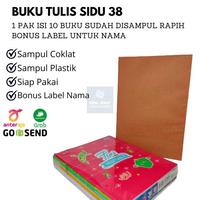 Gambar Stock Banyak Buku Tulis Sidu 3 Lembar Sudah Di Sampul Coklat + Sampul Plastik dari jackpourty undefined 1 Tokopedia