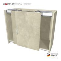 Gambar 1 Set Rel Pintu Lemari Sliding Door Geser 2 Pintu / Panjang Rel 3 Meter Soft Close Hafele Classic 50 VF DS dari Hafele Store Indonesia undefined 3 Tokopedia