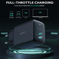 Gambar [PROMO BUNDLING] AUKEY Charger Dual Port Type C 45W GAN With Cable - Bundle Type C dari AUKEY OFFICIAL STORE undefined 3 Tokopedia