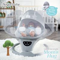 Gambar Sugar Baby Moms Hug Automatic Baby Swing Bed Ayunan Bayi - Moms Hug Black dari WINNER BABY SHOP undefined 3 Tokopedia