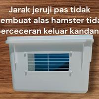 Gambar kandang hamster box akrilik belakang dan samping jeruji - polos dari Done_hams undefined 3 Tokopedia