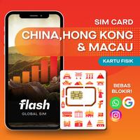 Gambar SIM Card China Hong Kong Macau Unlimited Data Flash Global SIM (Simcard Cina, Simcard Hongkong, Macao) - 1GB/ Hari, 3 Hari dari Flash Global SIM Surabaya undefined 1 Tokopedia