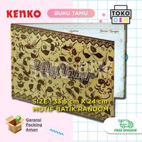 Gambar KENKO BUKU TAMU RESEPSI DAFTAR TERIMA UNDANGAN GUEST BOOK MOTIF BATIK dari TOKO-OEM undefined 1 Tokopedia
