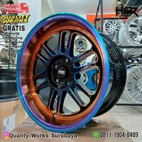 Gambar Velg Mobil Innova Reborn Ring 17 Lebar 8,5 Et22 Velg Racing HSR BLY Rainbow dari Quality Works HSR Surabaya undefined 1 Tokopedia