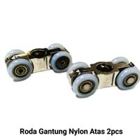 Gambar Roda Pintu Gantung Sliding/Geser/Rail Roller HD Aluminium max.100kg dari TOP ACESSORIES undefined 2 Tokopedia