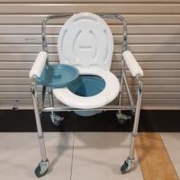 Gambar New Sella Commode Lipat Roda Kursi Bab / Kursi Buang Air Besar Roda 696 Best Quality Marloweoillp dari marloweoillp undefined 4 Tokopedia