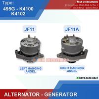 Gambar JF11 JF11A ALTERNATOR GENERATOR DINAMO CHARGER AMPERE 495G K4100 - JF11A (KANAN) dari EnginEx undefined 3 Tokopedia