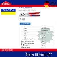Gambar Tang Kunci Inggris 250 mm 86 05 250 KNIPEX Pliers Wrenches dari SATA HAND TOOLS undefined 5 Tokopedia