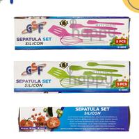 Gambar GSF Spatula Silikon Set 5 Pcs Silicon Spatula Serbaguna GSF 4805 dari Multi Retail Indonesia undefined 1 Tokopedia