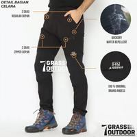 Gambar CELANA GUNUNG PRIA WANITA PANJANG OUTDOOR QUICKDRY HIKING WATERPROOF - Hitam, S dari Meteora_Store undefined 1 Tokopedia