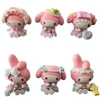 Gambar Figure Anime My Melody Gaun pesta Set isi 6 pcs/ Topper Mainan - Set#D 5pcs dari Ayosi-online undefined 5 Tokopedia
