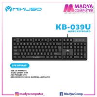 Gambar Keyboard MIKUSO KB-039U - Keyboard Kabel USB dari Madya Computer undefined 1 Tokopedia
