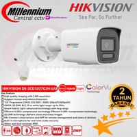 Gambar DS-2CD1027G2H-LIU - Hikvision IP Camera 2M PColorVu with Smart Hybrid Light Fixed Bullet Network Camera - 2CD1027G2H-LIU dari Millennium Central CCTV undefined 4 Tokopedia
