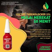 Gambar Lem Lem Baut Tahan Panas Dan Getaran Loctite 271 10Ml Untuk Baut Permanen -Best dari fujiwara one undefined 3 Tokopedia