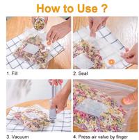 Gambar PAKET TERMURAH - 5pcs Plastik Makanan + 1pc Pompa Vacuum Vakum Makanan Bpa Free Dipakai Berulang - Pompa Wireless dari Teknik Multi Solution undefined 4 Tokopedia