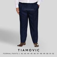 Gambar celana bahan hitam jumbo 42 43 44 45 46 47 48 50 51 52 celana kantor - Hitam, 52 dari BIG JORDAN APPAREL undefined 3 Tokopedia
