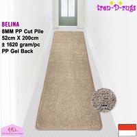 Gambar Tren-D-rugs karpet keset polos tebal lorong koridor anti slip 52x200 - Taupe dari NMs Lets dress up your home undefined 1 Tokopedia