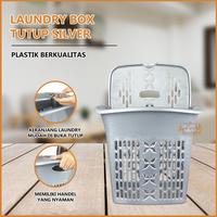 Gambar MIKI LAUNDRY BOX - Keranjang Baju Bayi / Tempat Penyimpanan Baju Kotor Bersih Cucian - Cokelat Promo dari secretbase.sby undefined 4 Tokopedia