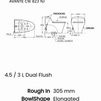 Gambar CLOSET DUDUK TOTO CW 823 NJ/ONE PIECE TOILET TOTO CW823NJ/KLOSET TOTO TERPERCAYA dari GriyaMega Store undefined 1 Tokopedia