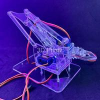 Gambar NEW STOCK KIT ARM ROBOT 4DOF LENGAN GRIPPER RC + SERVO ARDUINO SG90 AKRILIK S3D ORIGINAL - Kit, bening dari ZEN*TOYS undefined 2 Tokopedia