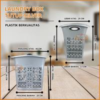 Gambar MIKI LAUNDRY BOX - Keranjang Baju Bayi / Tempat Penyimpanan Baju Kotor Bersih Cucian - Cokelat Promo dari secretbase.sby undefined 3 Tokopedia