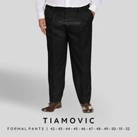 Gambar celana bahan hitam jumbo 42 43 44 45 46 47 48 50 51 52 celana kantor - Hitam, 52 dari BIG JORDAN APPAREL undefined 4 Tokopedia