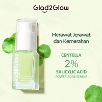 Gambar G2G Glad2Glow Centella 2% Salicylic Acid Acne Serum Wajah 17ml ( Mencegah Pertumbuhan Jerawat ) dari Shaqueena Cosmetics Bandung undefined 1 Tokopedia