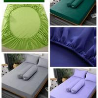 Gambar BIG SALE sprei polos karet keliling sprei full karet tinggi 25cm - 90×200×25 dari jessie bedding undefined 4 Tokopedia