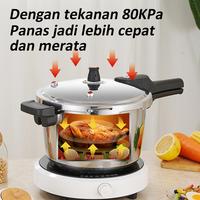 Gambar PANCI PRESTO KIMITSU Bahan Premium Full Stenlies SUS 430 (TEBAL KUAT KOKOH) - 8 LITER dari TOKO JAWA ELECTRIK undefined 5 Tokopedia