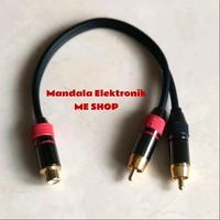 Gambar kabel audio rca cabang jumper 2 rca male to 1 rca female 20cm kabel original linkon lentur dari Mandala Elektronik 12.17 undefined 1 Tokopedia