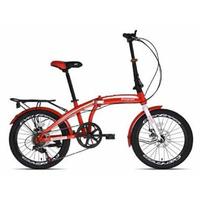 Gambar sepeda lipat 20 evergreen cakram - Hitam dari Newcahaya Bike undefined 2 Tokopedia