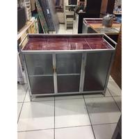 Gambar RAK PIRING MINIMALIS RAK RUANG MAKAN LEMARI DAPUR RAK KOMPOR ALUMUNIUM MEJA KOMPOR ALUMUNIUM RAK KOMPOR 3 PINTU MEJA KOMPOR 3 PINTU MEJA KOMPOR 2 PINTU RAK CUCI PIRING RAK KOMPOR WASTAFEL MEJA KOMPOR WASTAFEL LEMARI PIRING KITCHEN SET RAK CUCI PIRING - 2 PINTU dari EMERALD OVIN undefined 2 Tokopedia