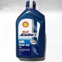 Gambar OLI SHELL ADVANCE 4T AX7 10W 40 SYNTHETIC BASED 1000ML 1000 ML 1 LITER 1L dari Vinz Motors undefined 2 Tokopedia
