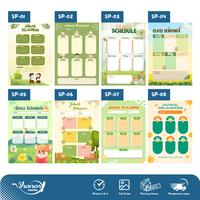 Gambar Jadwal Pelajaran Uk A4 Potrait Art Carton 260gsm FREE TEMPLATE / Bisa Custom gambar sendiri dari Shanas Printing undefined 2 Tokopedia