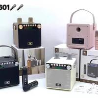Gambar YS 601 Speaker 2 Microphone Karaoke Speaker Bluetooth Portable For mobile Phone 2 Mic Wireless Ys601 With RGB Light Super Bass - Brown dari Milias Asesoris undefined 4 Tokopedia