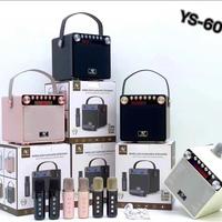 Gambar YS 601 Speaker 2 Microphone Karaoke Speaker Bluetooth Portable For mobile Phone 2 Mic Wireless Ys601 With RGB Light Super Bass - Brown dari Milias Asesoris undefined 3 Tokopedia