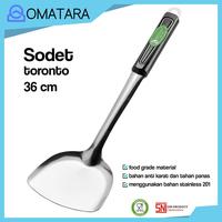 Gambar KOMODO SODET DAN IRUS TORONTO STAINLESS GAGANG ANTI PANAS CENTONG KUAH SPATULA SUTIL STAINLESS STEEL - IRUS TORONTO dari MITRA MAKMUR JATINEGARA undefined 5 Tokopedia