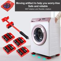 Gambar Alat Bantu Angkat Barang Berat Roda Geser Lemari Furniture Lifter Carrier Wheel Bar Mover - 100 Kg dari Afika Smarthome undefined 5 Tokopedia