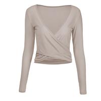 Gambar •UNIQ•BJ1693 Baju Atasan Kaos Crop Top Lengan Panjang Model Leher V Neck Wanita Fashion korean - Hitam, L dari UniqueLooks undefined 2 Tokopedia