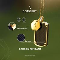 Gambar SORCERY Pendant SCP Kalung Liontin Bandul Titanium Karbon Pria Wanita - PVD Black dari Sorcery undefined 2 Tokopedia