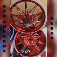 Gambar KTC VELG CHRONOS TO BEAT/SCOOPY/GENIO/SPACY/VARIO 110-125-150 ,UK 1.85X14/ 2.15X14 KTC ORIGINAL. - Hitam, Vario 125/150 dari KZ_tw undefined 1 Tokopedia