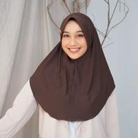 Gambar Bergo Hamidah M (Usfuriyah X Tika Muslimah) - Hijab Polos Fateema Dengan Label Akrilik Merk Tika.id Bahan Jersey Premium - Jilbab Polos Simpel - Kerudung Santai Daily - Random warna dari USHFURIYYAH HIJAB undefined 5 Tokopedia