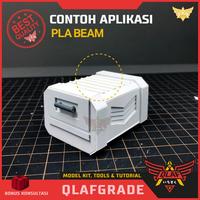 Gambar PLA BEAM ROUND 2mm 2 mm - plastic pla plate kotak custom model kit dari Wahkhilaf undefined 3 Tokopedia