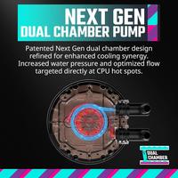 Gambar COOLER MASTER MASTERLIQUID 360 ATMOS ARGB 360MM LIQUID AIO WATER CPU COOLER PROCESSOR dari RedTeknologi-Redcom undefined 2 Tokopedia