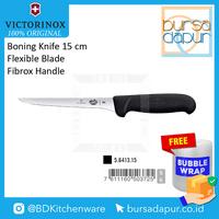 Gambar Victorinox Boning Knife 15 cm Flexible Blade Black Fibrox Handle (5.6413.15) dari Bursa Dapur Mall undefined 2 Tokopedia