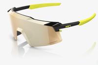 Gambar Sunglasses 100% Aerocraft Gloss Metallic Black, Gold Mirror PHOTOCHROMIC / Original kacamata sepeda dari SMARTDIRT undefined 2 Tokopedia