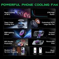 Gambar Black Shark MagCooler 4 Pro Magnetic Cooling Fan Funcooler RGB Rapid Cool-down Vertical Air Flow Designed for Live Broadcast dari b2b mobile undefined 2 Tokopedia